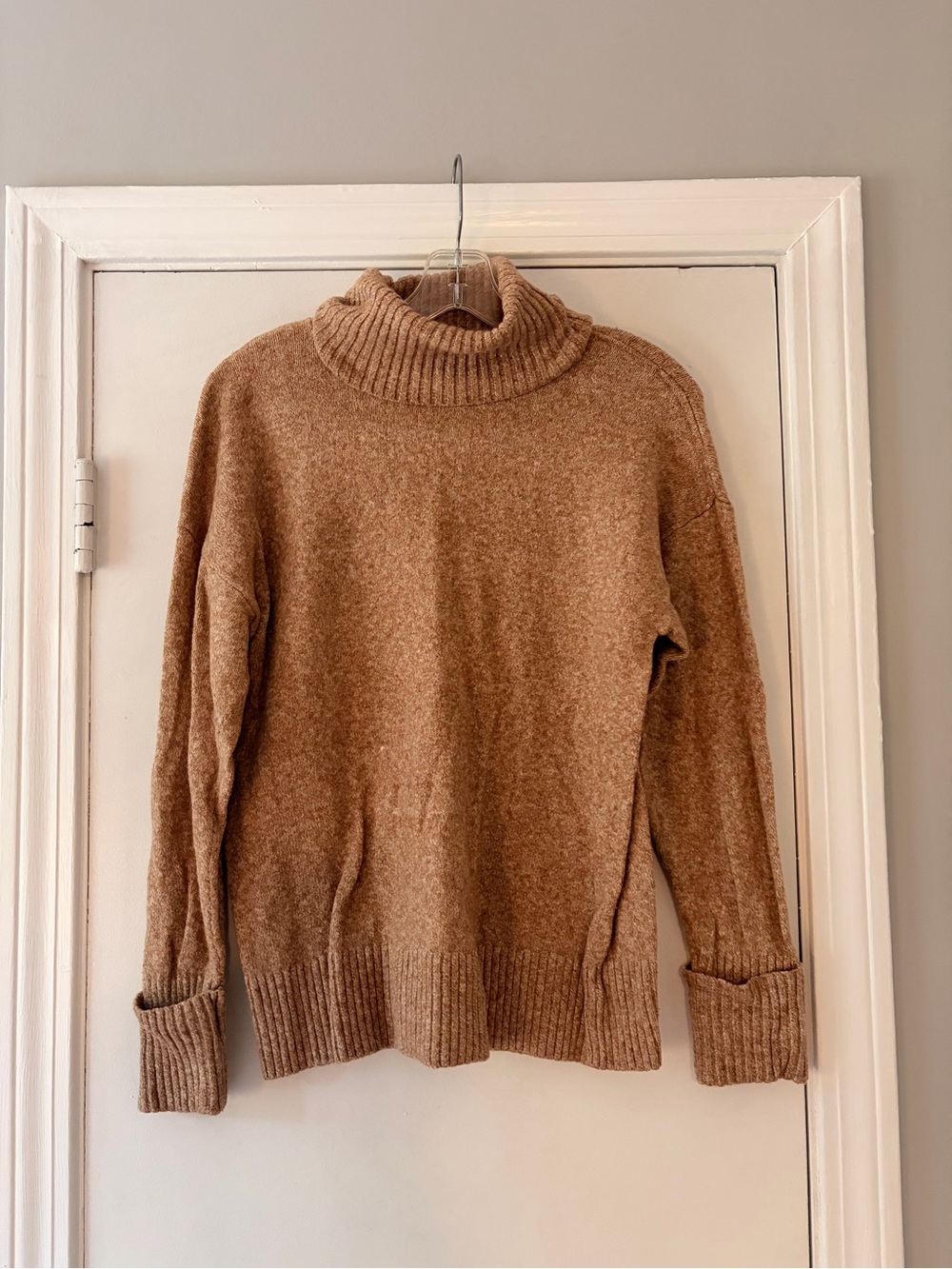 Classic Turtleneck Sweater in Camel